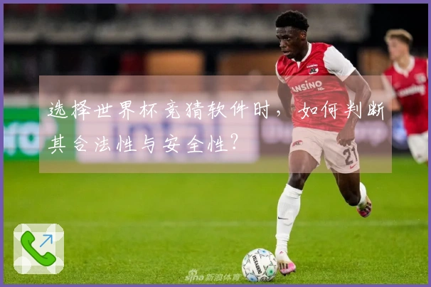 选择世界杯竞猜软件时，如何判断其合法性与安全性？