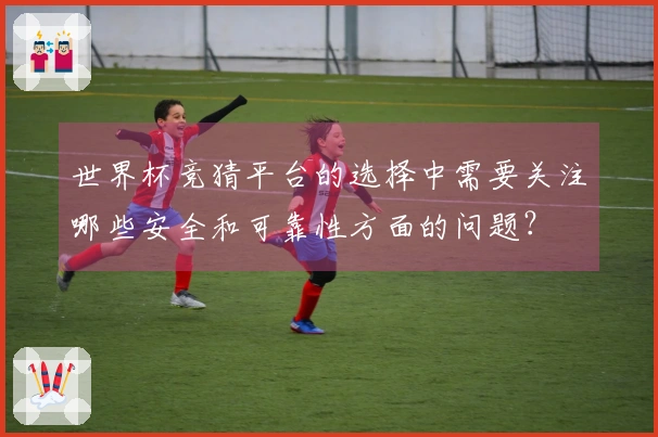 世界杯竞猜平台的选择中需要关注哪些安全和可靠性方面的问题？